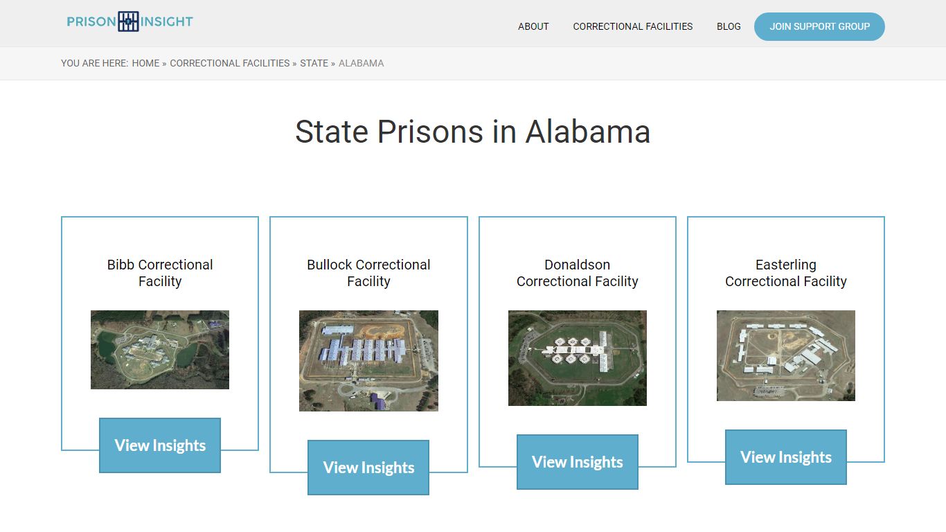 State Correctional Facilities in Alabama - Prison Insight